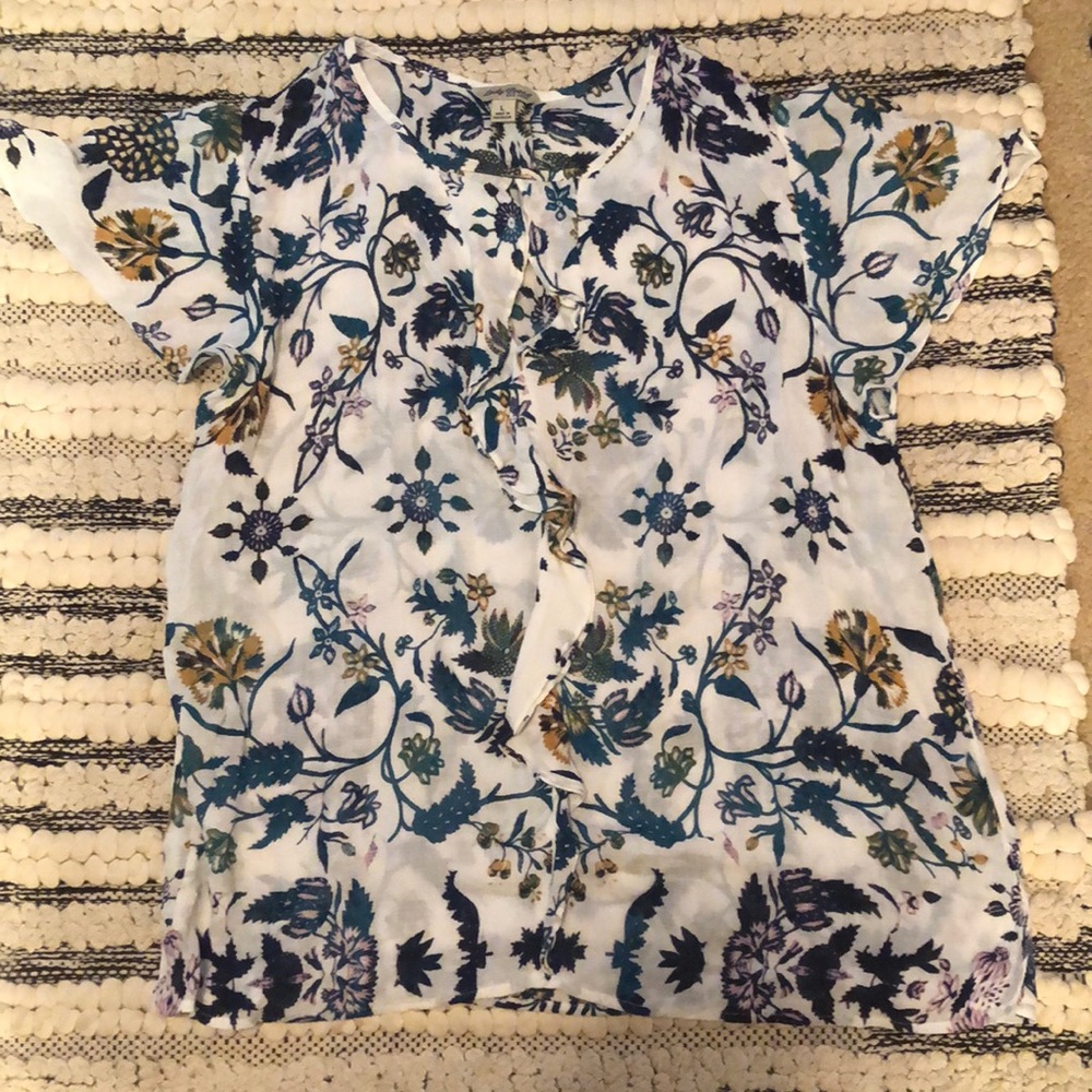 LUCKY BRAND floral blouse